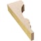 Ekena Millwork 3"W x 6"D x 18"H Thin Diane Rough Cedar Woodgrain TimberThane Corbel, Primed Tan CORUR03X06X18DIARCPR - alternate 2